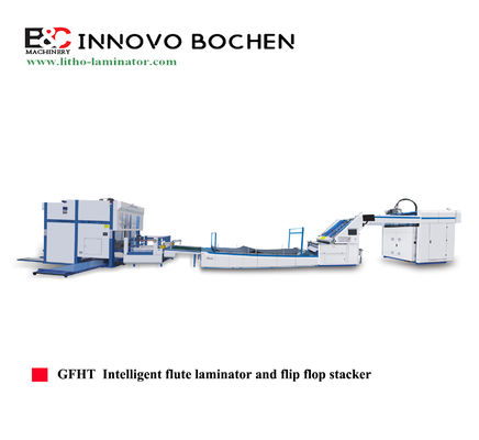 GFHT 1500mm Yüksek Hızlı Karton Laminasyon Makinesi 50 Yaprak/Dak