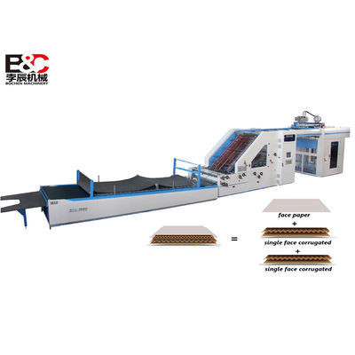 5 Ply Servo Otomatik Flüt Laminasyon Makinesi 150m/Min