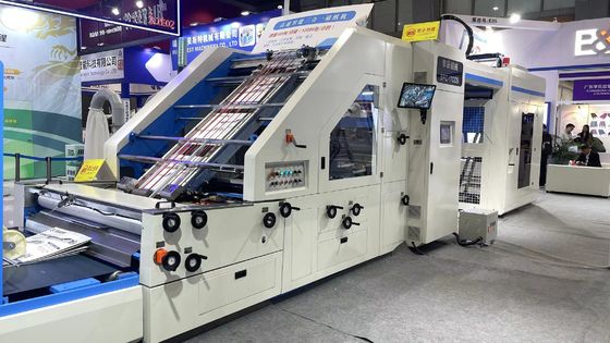 Yüksek Hızlı Servo Kontrolüyle Sfc Gürültülü Yaprakla Yaprak 5 Ply Flüt Laminasyon Makinesi