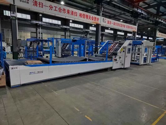 180m/min Yüksek Hızlı Flüt Laminatör Makinesi