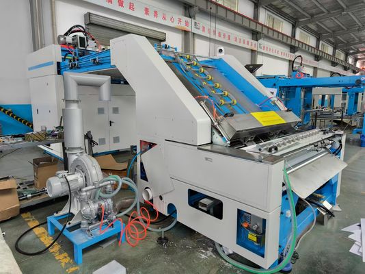 Yüksek Hızlı Flüt Laminatör Makinesi Büyük Paslanmaz Çelik Aniloks Roleri ile Eğilmiş Gürültülü Tahta