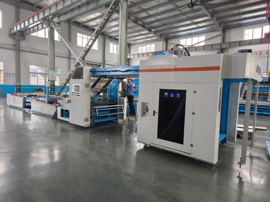 Hızlı hassas Otomatik Flüt Laminatör Makinesi Yüksek Performanslı Gürültülü Karton Laminasyon için
