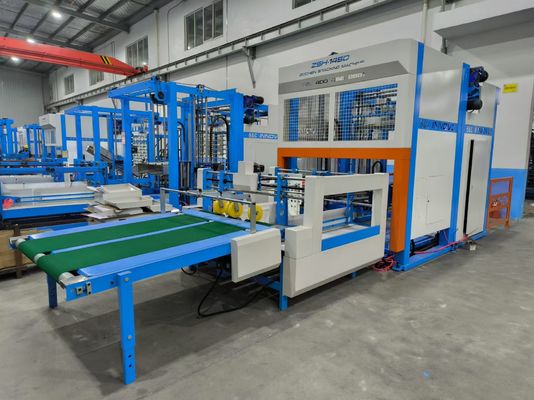 Oluklu Mukavva için Tam Otomatik Çevirme Palet İstifleyici 12000 ADET/Saat