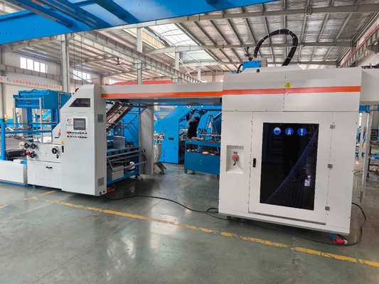 Elektrik Gücü Sistemi Otomatik Flüt Laminatör Makinesi, 150 ila 800 gramlık en üst kağıt kalınlığı ve en az 400X380mm'lik kağıt boyutu için tasarlanmıştır
