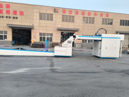 Yüksek Hızlı Flüt Laminatör Makinesi, azaltılmış yapıştırıcı tüketimi ve besleme basıncı yapısı olmayan karton kutu yapımı sunuyor