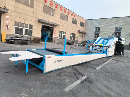 Yüksek Hızlı Flüt Laminatör Makinesi Karton Kutusu Yapım Endüstrisi için Otomatik Dalgalanmış Kağıt Flüt Laminatör Makinesi