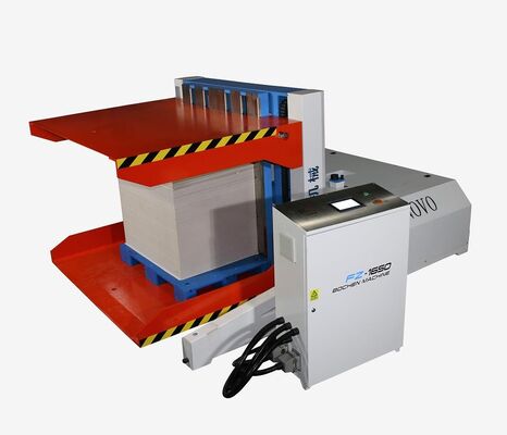 Minimum Sayfa Boyutu 400X380mm Otomatik Flüt Kağıt Laminatörü Maksimum Kağıt Boyutu 1500X1500mm veya 1700X1700mm ve Laminasyon Makinesi Destekler