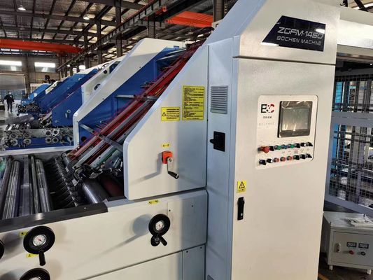 Çok Katlı Yüksek Hızlı Flüt Laminasyon Makinesi 20Kw PLC Kontrolü