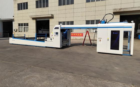 Oluklu Kutu Yüksek Hızlı Flüt Laminasyon Makinesi 1450 Elektrikli