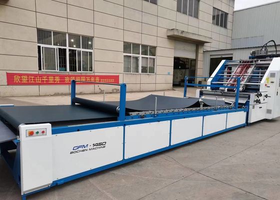 Karton Oluklu Kutu Servo Motor Tipi İçin 120-800gsm Otomatik Flüt Laminasyon Makinesi