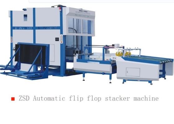 1500mm Lamine Sac Otomatik İstifleme Makinesi Otomatik Toplama Flip Flop ve İstifleme