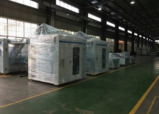 20KW 1500mm Oluklu Kutu Laminasyon Makinesi Yüksek Hızlı Yüksek Doğruluk Tam Otomatik