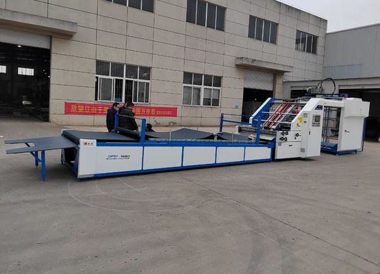 Yüksek Hızlı Otomatik Flüt Laminasyon Makinesi 1450mm 1650mm 22kw Oluklu Mukavva Karton Kağıt