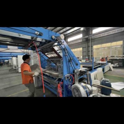 Oluklu Mukavvaya 1700mm Otomatik Yüksek Hızlı Servo Flüt Laminasyon Makinesi Karton