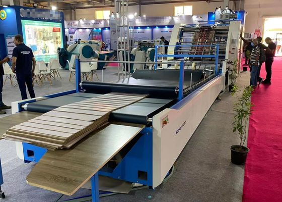 Yukarıdan Aşağıya Otomatik Yüksek Hızlı Oluklu Kağıt Karton Laminasyon Makinesi
