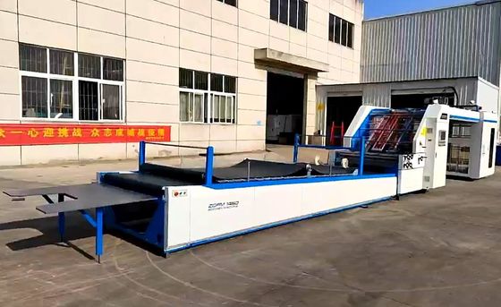 Karton Oluklu Kağıt Laminasyon Makinesi Servo Motor Otomatik Ayarlama