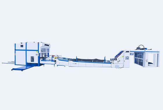 Oluklu Yüksek Hızlı Otomatik Levhadan Levhaya Laminasyon Makinesi 1500mm