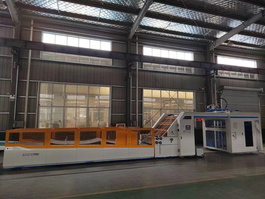 Servo Motor Levhadan Levhaya Flüt Laminasyon Makinesi Otomatik Oluklu Kağıt Karton