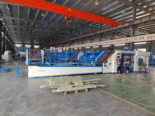150m/Min Yüksek Hızlı Yaprakla Yaprak Flüt Laminatör Makinesi Karton Kutusu için Otomatik