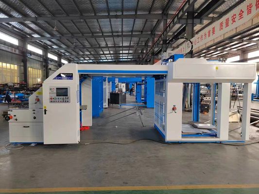 Karton Üst Sayfadan Alt Sayfaya Flüt Laminasyon Makinesi Yüksek Hızlı Dalgalanmış