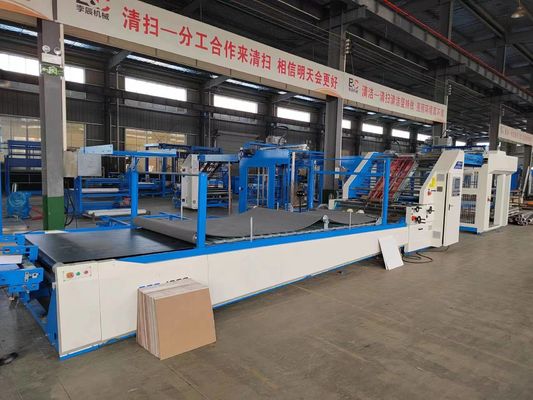 Otomatik Gömülü Karton Flüt Laminasyon Makinesi ZGFM1500 Yüksek Hız