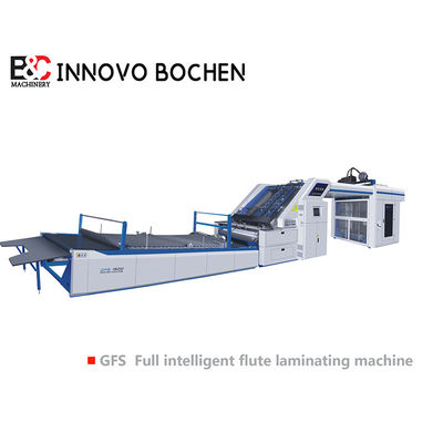 Tam Otomatik GFS1500 Yüksek Hızlı Dalgalanmış Tahta Flüt Laminatör Makinesi CE ile
