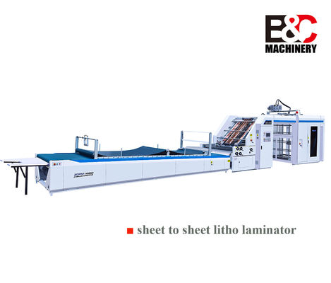 ZGFM1500 Otomatik Dalgalanmış Flüt Laminasyon Makinesi Karton Kutusu Yapıştırma Flüt Laminasyon Makinesi