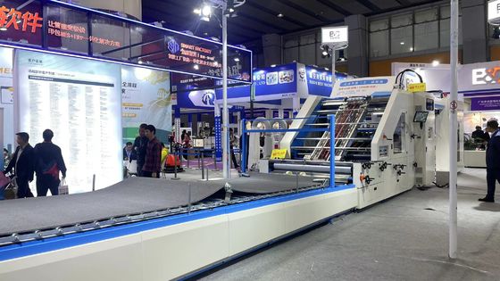 SFC Servo Corrugated Laminating Machine 2/3/4/5/7 Ply Board'un Yüksek Hızlı Üretimi için