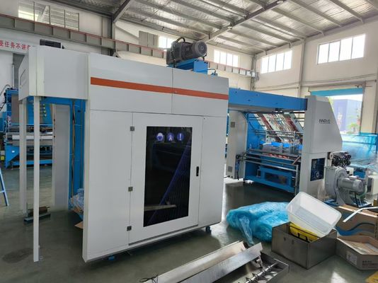 Kağıt ve karton ambalaj kutuları için karton laminasyonu için 180m/min Yüksek Hızlı Flüt Laminatör Makinesi