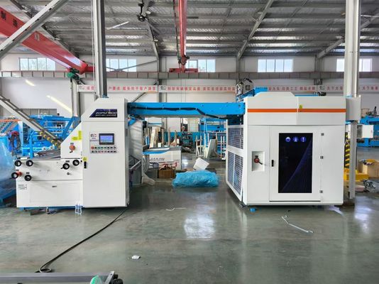 Kağıt ve karton ambalaj kutuları Yüksek Hızlı Otomatik Flüt Laminatör Makinesi