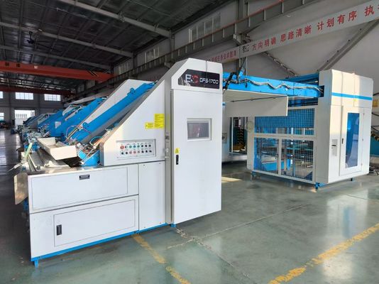 GFS 200m/Min Yüksek Hızlı Flüt Laminatör Makinesi Döşeme Besleme ve Servo Kontrolü
