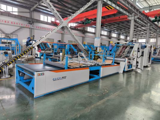 160m/Min Yüksek Hızlı Otomatik Flüt Laminatör Makinesi