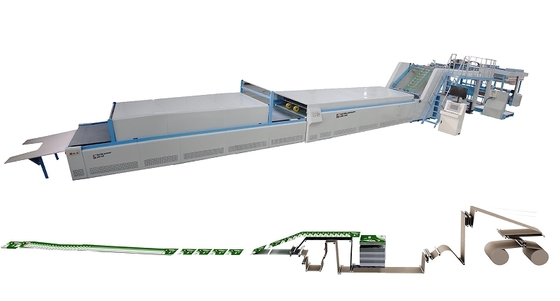 GSL Karton için rulodan yapıya lito-laminatör 150m/min