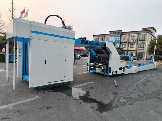 Yüksek Hızlı 10 Servos Flüt Laminatör Makinesi Flut Laminatör Makinesinin Fırçalı Karton Kutusu Endüstrisi için